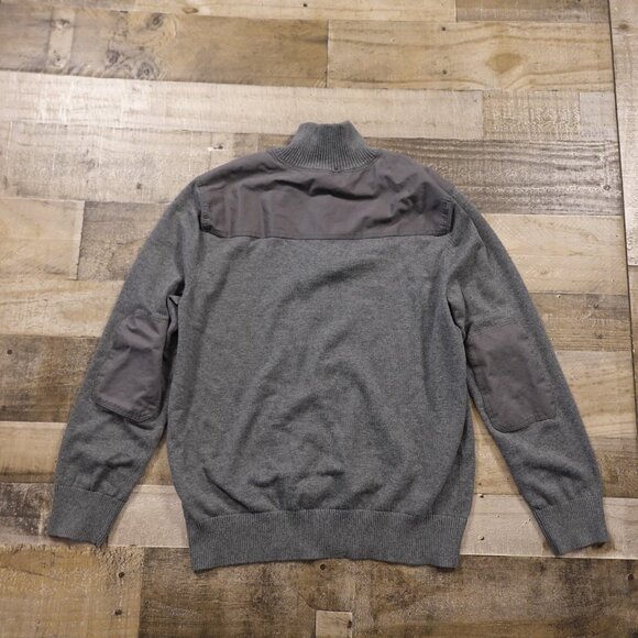 Gap Quarter zip pullover sweater men's extra large gray mock neck - Picture 8 of 10